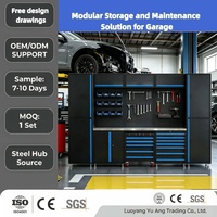 Gabinete de Herramientas de Acero Resistente Personalizable OEM de 12 Cajones, Estilo Europeo Moderno, con Cerradura con Llave, Capacidad de Carga de 1000 kg, Ruedas Resistentes a la Oxidación