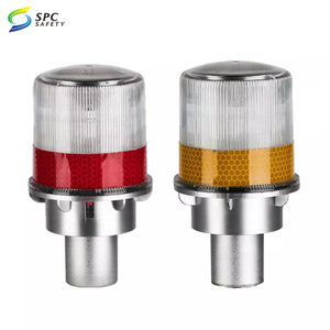 Ngoài trời không thấm nước đường giao thông cầu an toàn LED nhấp nháy đèn năng lượng mặt trời rào chắn tín hiệu đèn - Product Image 5