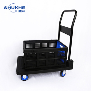 Camion à plate-forme pliable en aluminium avec chariot poussoir pliable à 4 roues avec rangement facile, idéal pour le déplacement et le transport d'une capacité de 150 KGS - Product Image 6
