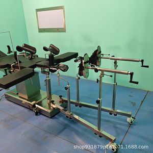 Mesa de Tracción Quirúrgica Ajustable QYJ-658 de Acero Inoxidable para Tracción Manual de Extremidades Inferiores - Product Image 3