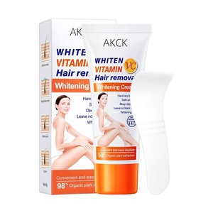 Crème éclaircissante pour l'épilation, formule douce à la vitamine C pour les poils des aisselles et des jambes, à base de produits chimiques, sans irritation - Product Image 4