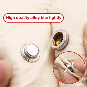 Nhà Máy Trực Tiếp Đầy Màu Sắc Kim Loại <span class=keywords><strong>Snap</strong></span> Nút Flatback <span class=keywords><strong>Snap</strong></span> Cho Xuống Áo Khoác Trang Trí Quần Áo Sơn Nút - Product Image 4