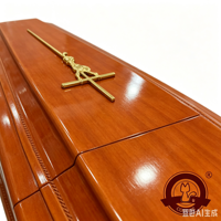 Ataúd de Estilo Europeo con Certificación FSC, Personalizable para Uso Funerario, Origen Shandong, Marca SDD Tmallwood, Venta Directa de Fábrica