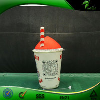 Gobelet publicitaire LED gonflable personnalisé, modèle gonflable durable pour la promotion de marques de boissons