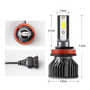 ไฟหน้า LED ทรงซังข้าว F2สว่างสูง30W 12V ไฟหน้ารถแบบผสมผสานลำแสง <span class=keywords><strong>Hi</strong></span> Lo H4 H13 V6 9004ชิ้นส่วนรถยนต์ข้ามพรมแดน - Product Image 4
