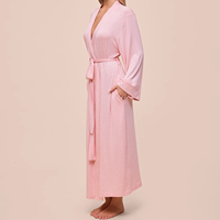 OEM ODM Personnalisable Vêtements de détente, Chemises de nuit et Peignoirs pour femmes, en Modal ultra doux, longueur intégrale, 92% Modal 8% Spandex, 180g