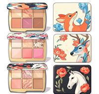 Palette de maquillage sur le thème des animaux en édition limitée pour Noël, tout-en-un, fard à paupières, blush, illuminateur