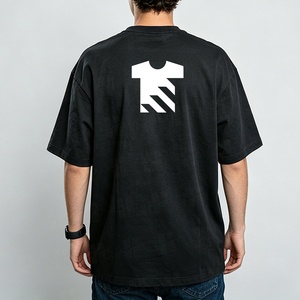 Camisetas de Hombre al por Mayor, 100% Algodón, Camisetas de Hombre de Color Sólido, Manga Corta, Camisetas Deportivas, Camisetas de Hombre con Serigrafía Personalizada - Product Image 4