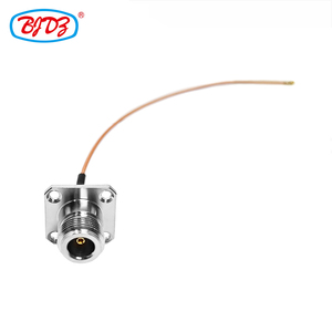 Fabbrica N tipo femmina Jack flangia 4 fori per uf.l UFL RF assemblaggio cavo Pigtail estensione RG178 cavo Antenna coassiale wifi - Product Image 5
