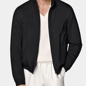 Chaqueta Bomber Acolchada Larga de Lona para Hombre, de Alta Calidad, con Cremallera Personalizada, Informal, para Invierno - Product Image 4