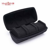 Étui de rangement universel de luxe en EVA pour montres de voyage, avec rappel de l'heure et support multi-récepteurs pour trois cartes