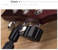 Kit d'outils et accessoires pour guitare : cordes, médiators, capodastre, enrouleur et coupe-cordes, accordeur, support d'accessoires, outil de guitare