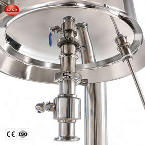 Réacteur chimique en acier inoxydable de 5L à 200L, cuve de mélange, réacteur chauffant - Product Image 5