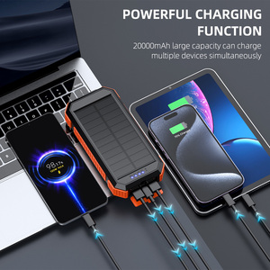 Nuevo Banco de Energía Solar Magnético de 20000 mAh, Portátil para iPhone y Android con Entrada Micro USB, <span class=keywords><strong>Carga</strong></span> Rápida Inalámbrica de 15 W - Product Image 2