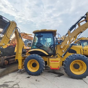 Machine de construction d'occasion en excellent état, chargeuse-pelleteuse sur pneus d'occasion CAT 428F, moteur, boîte de vitesses, pompe, moteur, origine Japon - Product Image 5