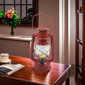 מחיר מפעל התאמה אישית צבע אדום פנסי לד וינטג' COB המופעלים על ידי 4 סוללות AA לקמפינג ולקישוט - Product Image 6