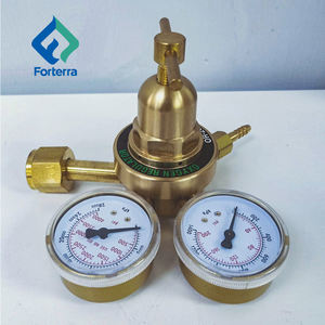 CGA540 giriş bağlantısı ile yüksek kaliteli tam pirinç endüstriyel oksijen O2 kaynak/kesme basınç regülatörü - Product Image 2