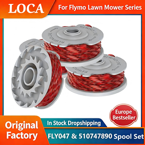 เครื่องตัดหญ้าแบบม้วนด้าย FLY047 510747890 สายไนลอนสำรองขนาด 1.5 มม./11 ม. สำหรับ Flymo Contour Cordless XT,500XT Autofeed - Product Image 2