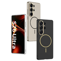 Funda Protectora para Teléfono con Carga Inalámbrica, Material de PC Simple, Protección de 360 Grados con Cubierta para Cámara, para S25/S26 Ultra