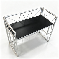 Mesa de DJ Plegable de Aluminio Ajustable, Mesa de DJ con Estructura Personalizada, Soporte de DJ para Eventos