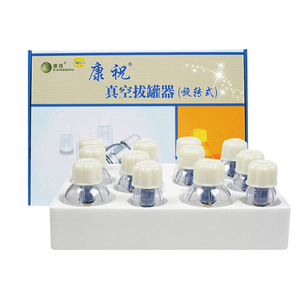 Kit de ventouses rotatives Kangzhu (12 pièces) sans verre pour massage domestique et bien-être - Product Image 5