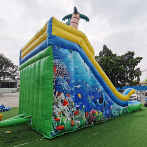 <span class=keywords><strong>Toboggan</strong></span> aquatique <span class=keywords><strong>gonflable</strong></span> commercial d'<span class=keywords><strong>occasion</strong></span> pas cher pour enfants et adultes, modèle palmier haut, idéal pour la vente en gros et les jardins. - Product Image 5