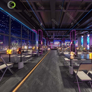 <span class=keywords><strong>High</strong></span>-End Nachtclub Interieurontwerp Met Lounge <span class=keywords><strong>Bar</strong></span> Hot Sale Dj Stage Fancy Lichte Faciliteiten Ontwerp - Product Image 4