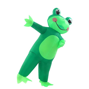 Costume gonflable amusant de grenouille pour adulte, idéal pour les fêtes d'anniversaire ou d'Halloween - Product Image 5