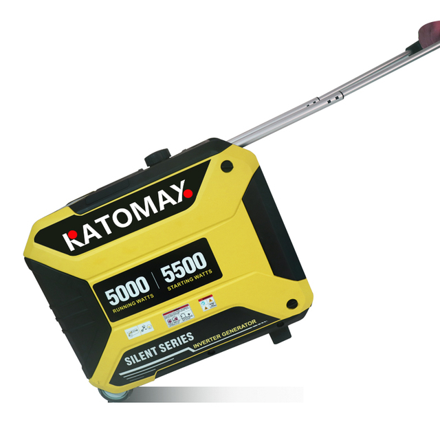 KATOMAX Direct Sale Silence Type 5.5kw 220v 110V 120V 240v 50/60hz Portable Mini Gasoline Inverter Generator LPG Dual Fuel