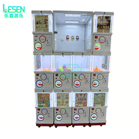 Machine à grue de jeu à monnayeur japonaise, 110-240V, corps en plastique, voyant lumineux, service OEM avec distributeur de jetons