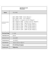 Herramienta de Diagnóstico OBD ELM327, Detector de Batería para Auto, Lector de Códigos, WiFi Universal, Escáner OBD2 WiFi