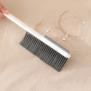 Plastic Eco-Friendly <b>White</b> <b>Double</b>-sided Multi-functional <b>Bed</b> & Dust Cleaning Brush with Soft Hair Household Use Sanga CD004 - Product Image 2