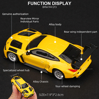 Modèles de voitures miniatures CCA 1/64 GTR Camaro Mustang Aventador Land Cruiser Prado Ford, modèle de voiture en alliage, véhicule miniature, jouet de poche CCA