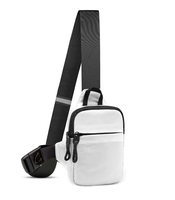 Sac de poitrine en nylon pour hommes, élégant, de qualité supérieure, mini, multifonctionnel, ultra-léger, imperméable, pour le sport en plein air, la salle de sport, bandoulière