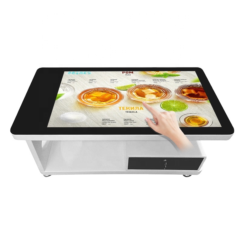 43 дюймов интерактивный сенсорный Настольный Android водонепроницаемый системы Smart Touch настольная лампа сенсорный экран журнальный столик
