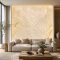 Dalle de quartzite cristal blanc naturel du Brésil, polie, translucide, pierre de cristal blanche pour murs rétroéclairés et comptoirs de luxe