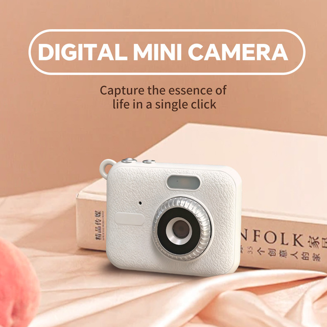 1080P HD Digital Action Camera Retro Ultra Portable X6 Mini Camera Mini Kids Camera with 11 Filters