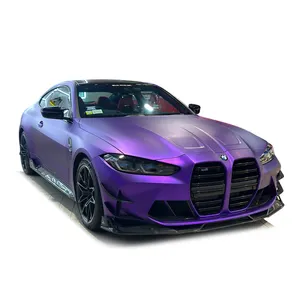 colorful factory in stock purple matte vehicle wrap vinyl pvc car sticker wrap car masking film