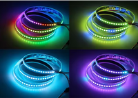 Dream colour DC12V 5m WS2812B WS2812 WS2811 Led pixel Strip 30/60leds/m Adressable Smart RGB Full Color led strip light
