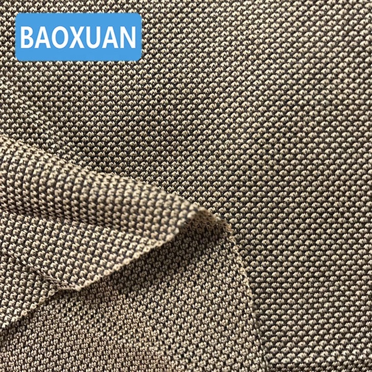 Shaoxing textile le plus populaire pas cher forte fantaisie tricot polyester tissu piqué