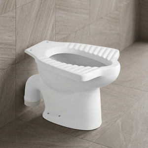 WC monobloc en céramique marron chocolat de luxe, à chasse d'eau double siphonique, de style européen occidental (EWC) - Product Image 3