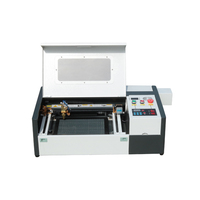 Machine de gravure laser CO2 portable 4040 40W 50W avec axe rotatif pour bijoux, stylos, gobelets, marquage sur bois, logo personnalisé
