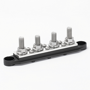Bloque de Distribución de Cobre para Barra Colectora 250A 12V con Terminales de 4x3/8” Certificado RoHS y CE para Barcos, Automoción y Energía Solar - Venta al por Mayor - Product Image 1