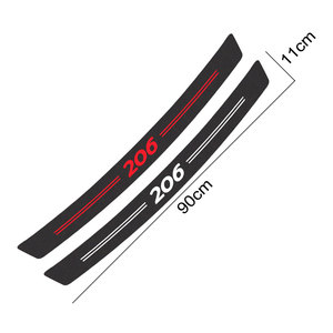 Autocollant de Protection de Coffre de Voiture en Fibre de Carbone pour <span class=keywords><strong>Peugeot</strong></span> 307 206 308 407 207 3008 <span class=keywords><strong>208</strong></span> 508 2008 301 408 107 607 3008 5008 Accessoires - Product Image 6