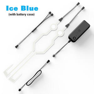 LED motosiklet kask dekorasyon şerit işıklar-su geçirmez ses aktif hızlı/yavaş yanıp sönen kapalı/açık kullanım için - Product Image 3