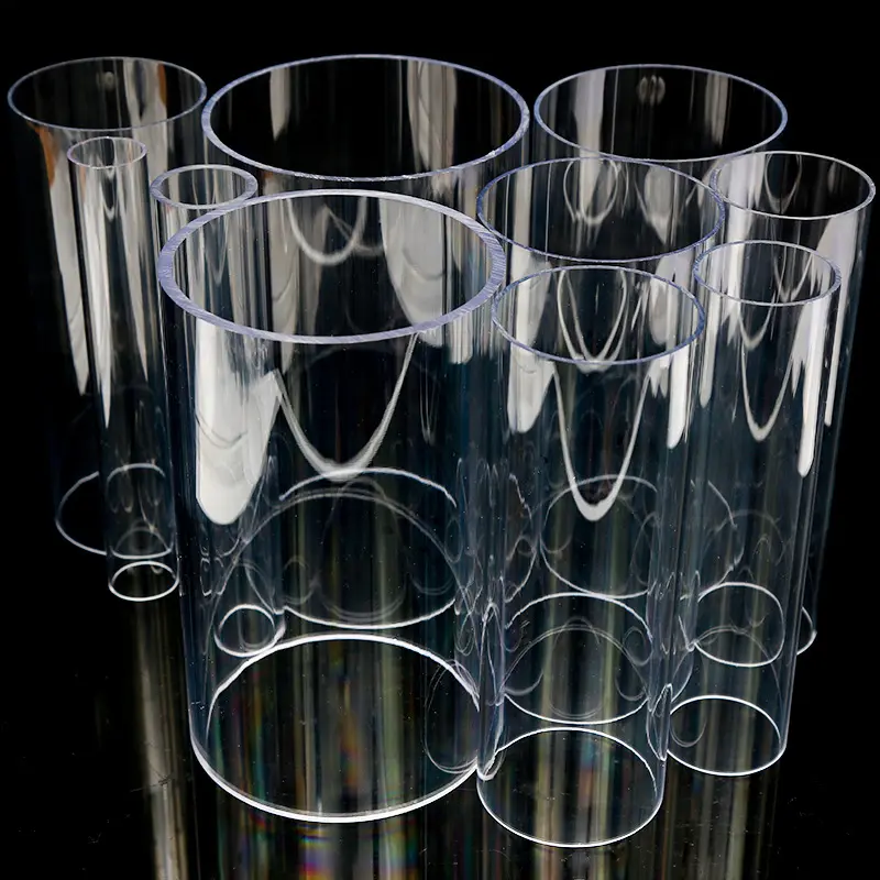 High Quality Large Diameter Transparent Clear Polycarbonate PC Tube Plastic Pipe