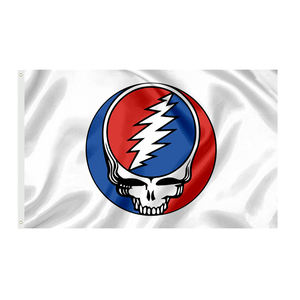 Personalizado Pequeño MOQ Entrega rápida Interior Exterior Banderas grandes 5X3ft Grateful <span class=keywords><strong>Dead</strong></span> Flags - Product Image 3