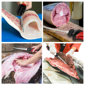 Couteau électrique sans fil rechargeable à lame dentelée pour couper les viandes, la volaille, le pain, le <span class=keywords><strong>poisson</strong></span>, couteau à filet électrique au lithium-ion - Product Image 2