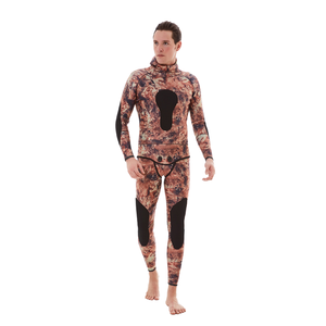 DIVESTAR 3mm 5mm Custom Neoprene Waterproof Breathable Wet Suit Men 2 Pieces Camo Spearfishing <strong>Wetsuit</strong> for <strong>Adult</strong> - Product Image 4
