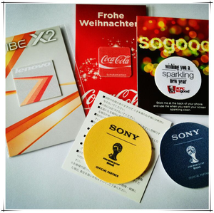 Autocollants de nettoyage d'écran en microfibre vierges personnalisés, carrés, ronds, blancs unis, tampons adhésifs pour téléphone - Product Image 6